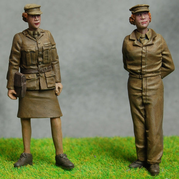1/35 scale model kit WW2 British ATS Girls