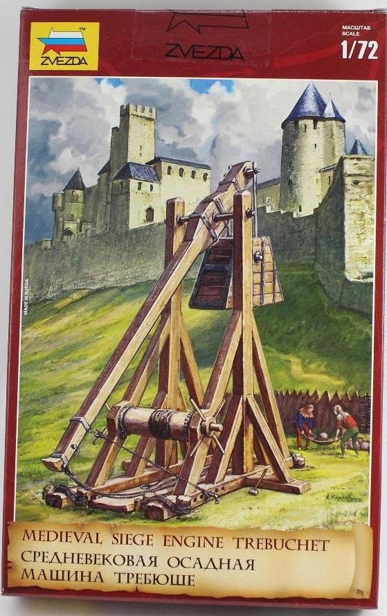 Zvezda 1/72 scale Medieval TREBUCHET catapult