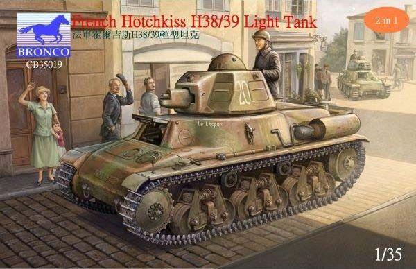 1/35 Scale French Hotchkiss H38/39 Light Tank