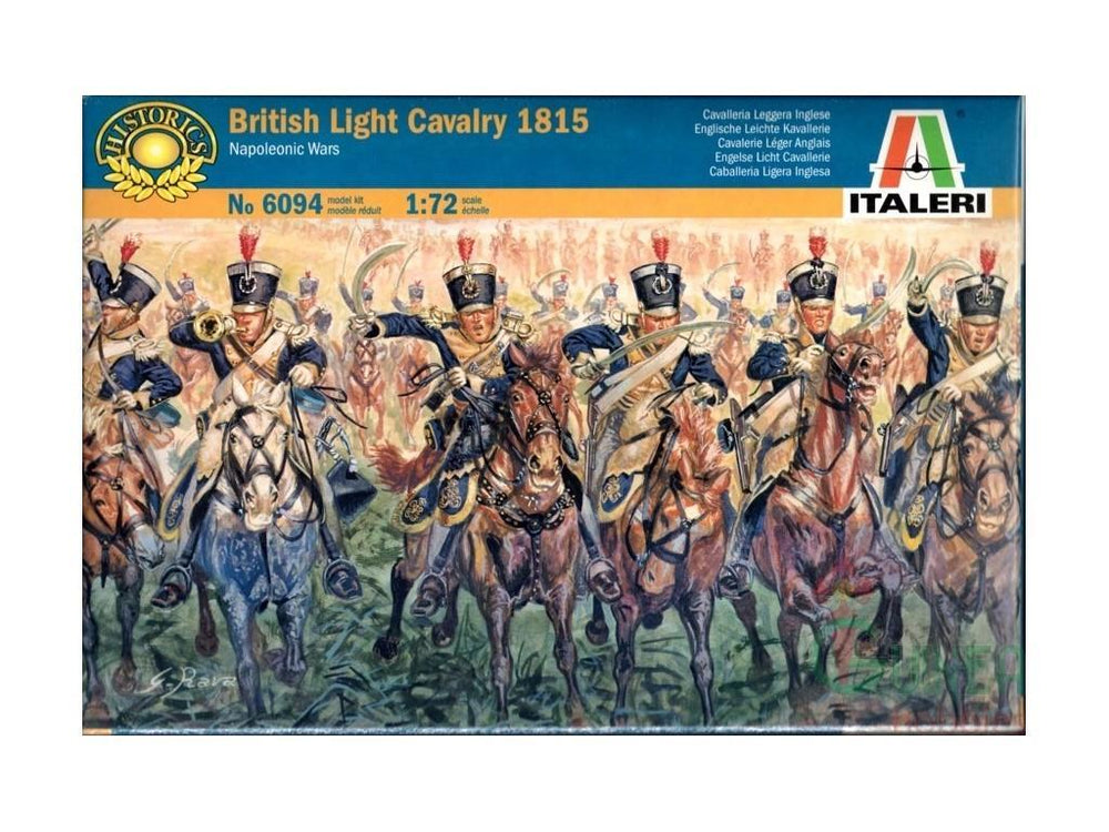ITALERI 1/72 FIGURES ENGLISH LIGHT CAVALRY (NAPOLEONIC WARS)