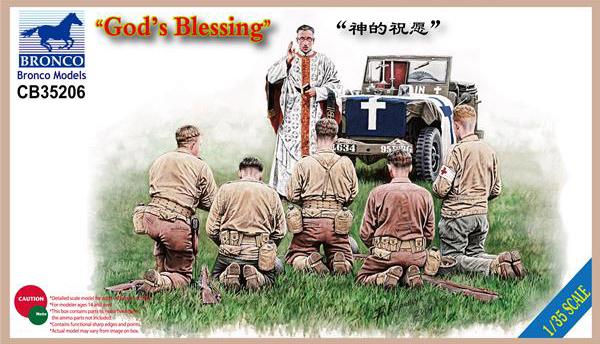 1/35 Scale God's Blessing US infantry (WWII)