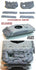 1/72 scale resin model 72SH14 Sandbag Fronts/logs For Sherman M4A1 V1 (Dragon Kits)