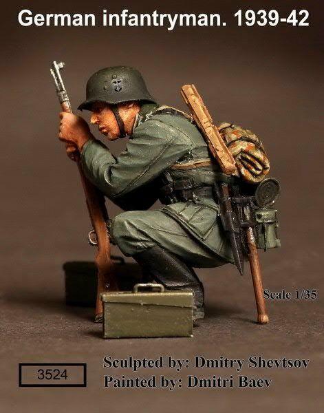 1/35 Scale WW2 German infantryman. 1939-42 #3