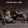 1/35 Scale WW2 German Pak 40 crew 1943