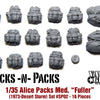 1/35 Scale resin kit US Alice Packs "Medium More Full" (1973-1995)