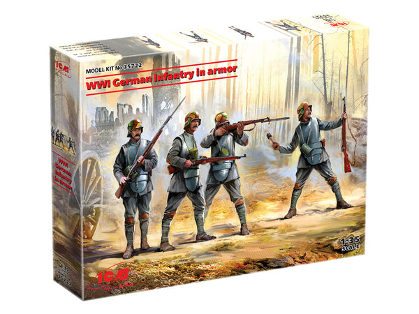 ICM WWI German Infantry in Armor figure kit