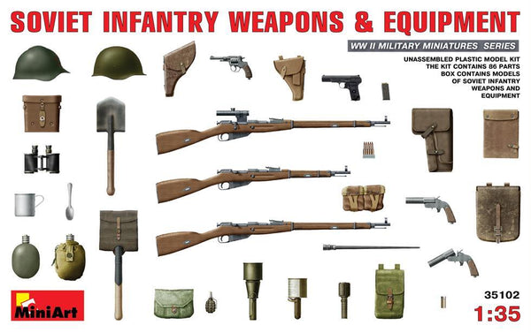 Miniart 1:35 Soviet Infantry Weapons and Equipment