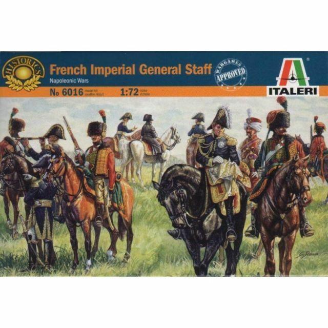 ITALERI 1/72 FIGURES FRENCH IMP. GEN. STAFF