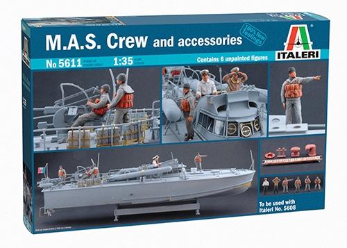 ITALERI 1/35 MILITARY M.A.S CREW & ACCESSORIES DISC