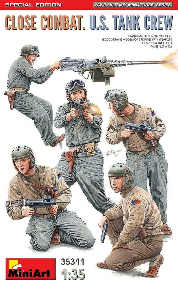 Miniart WW2 CLOSE COMBAT. U.S. TANK CREW. SPECIAL EDITION 1/35 scale