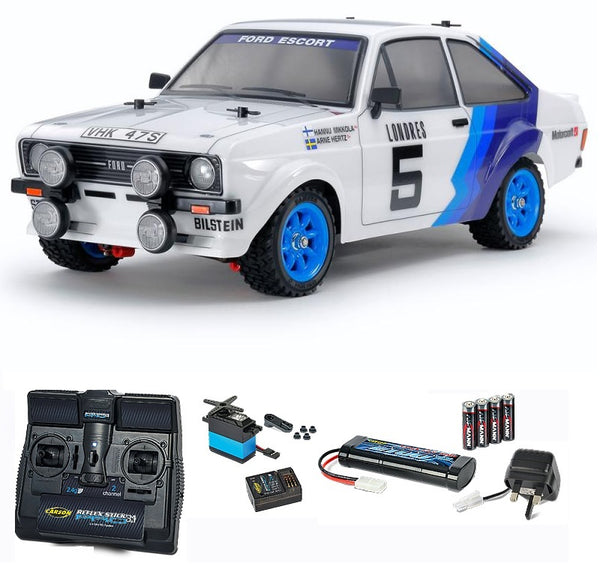 Tamiya ESCORT MK II RALLY PB (MF-01X) 1/10 scale R/C kit starter pack