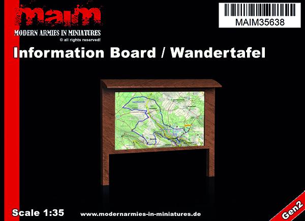 MAIM Information Board / 1/35 scale