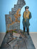 Ruined wall and base vignette/diorama 1/16 Scale (120mm size figure)