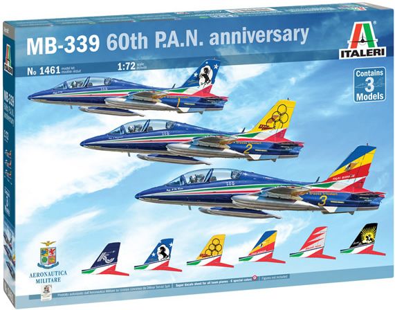Italeri 1/72 AERMACCHI MB-339 60TH P.A.N Anniversary