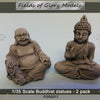 1/35 Scale Buddha statues 2 pack