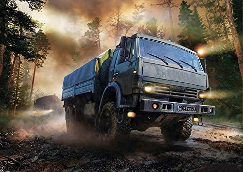 Zvezda 1/35 scale KAMAZ TRUCK 3 AXLE