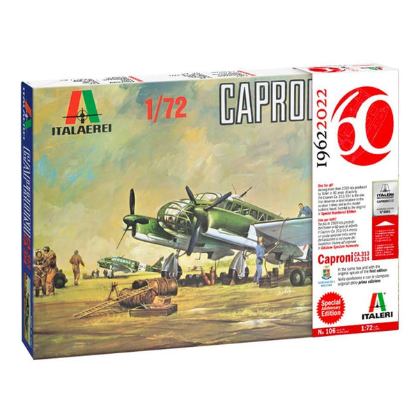 Italeri 1/72 WW2 Italian CAPRONI CA 313/314 LIMITED EDITION