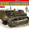 Miniart 1/35 scale U.S. TRACTOR w/Towing Winch & Crewmen