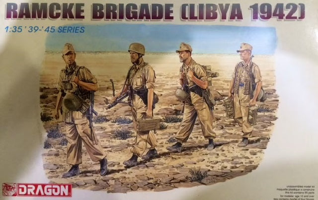Dragon 1/35 WW2 German FALLSCHIRMJAGER RAMCKE BRIGADE (LIBYA 1942)