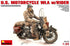 Miniart 1:35 U.S. Motorcycle WLA With Rider