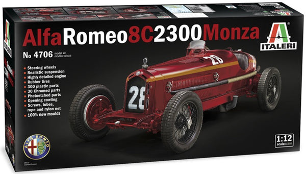 italeri 1/12 scale ALFA ROMEO 8C 2300 MONZA