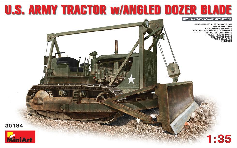 Miniart 1:35 US Tractor D7 w/ Angle Dozer Blade