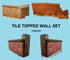 1/35 Scale Tile topped gateway set