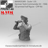 1/35 scale model kit - 3D printed German Tank Commander 1946 #2- Schwabenland Army- Front46