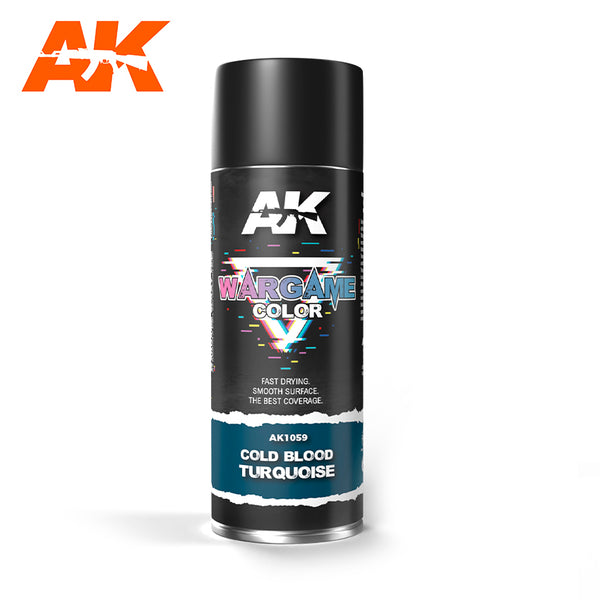 AK Interactive Cold Blood Turquoise WARGAME Spray 400ml