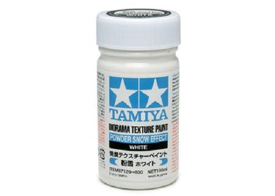 Tamiya 100ml TEXTURE PAINT - POWDER SNOW WHITE