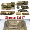 1/35 Scale Resin kit Sherman Tank Engine Deck and Stowage Sets #7