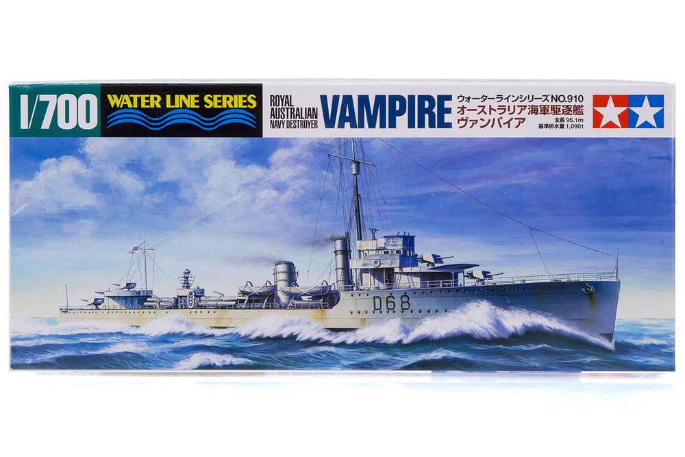 TAMIYA 1/700 SHIPS DESTROYER HMAS VAMPIRE WW2 Navy ship