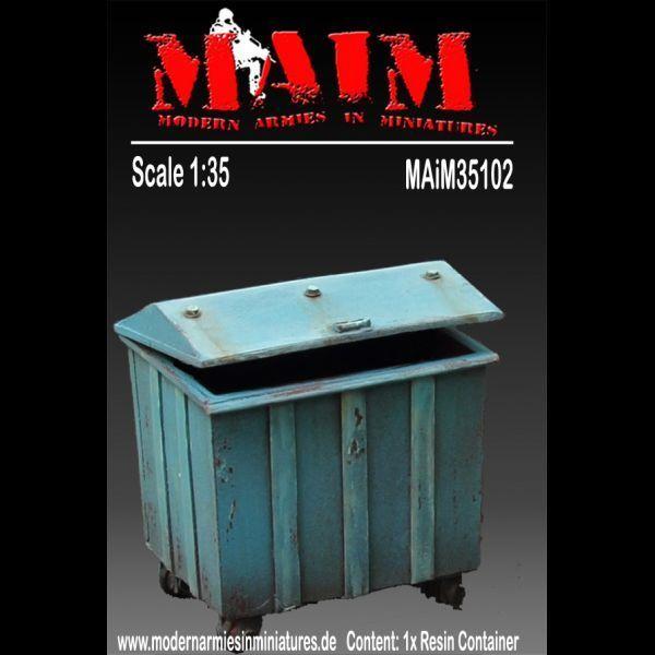 Trash Container 1/35 Scale