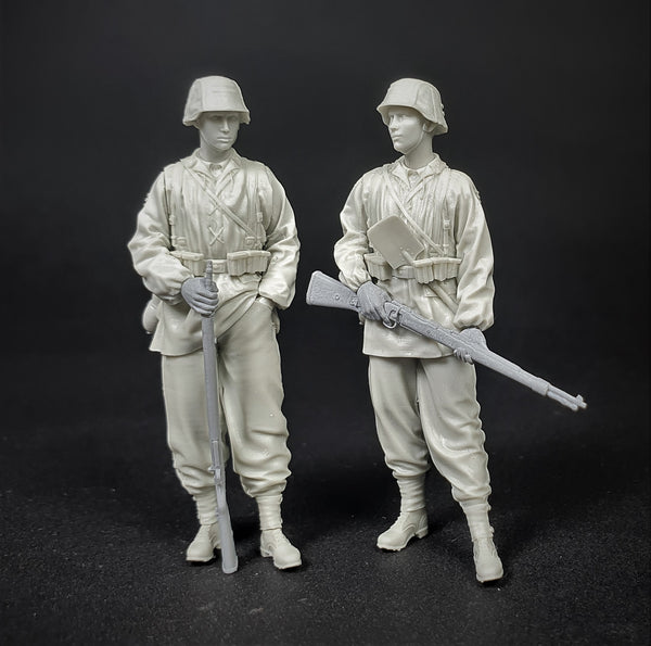 1/35 scale resin figure kit WW2 Hitlerjugend grenadiers Normandy set