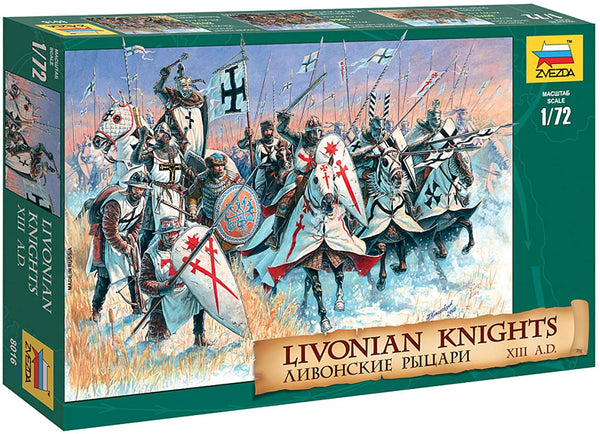 Zvezda 1/72 scale LIVONIAN KNIGHTS