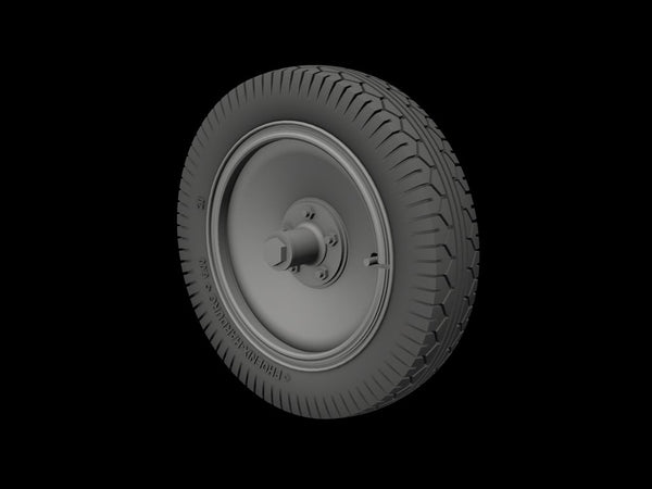 1/35 Scale resin upgrade kit Road Wheels for FlaK/Nebelwerfer Trailers (Commercial Pattern B)