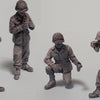 1/35 scale WW2 US GI's eating (4 Fig set)