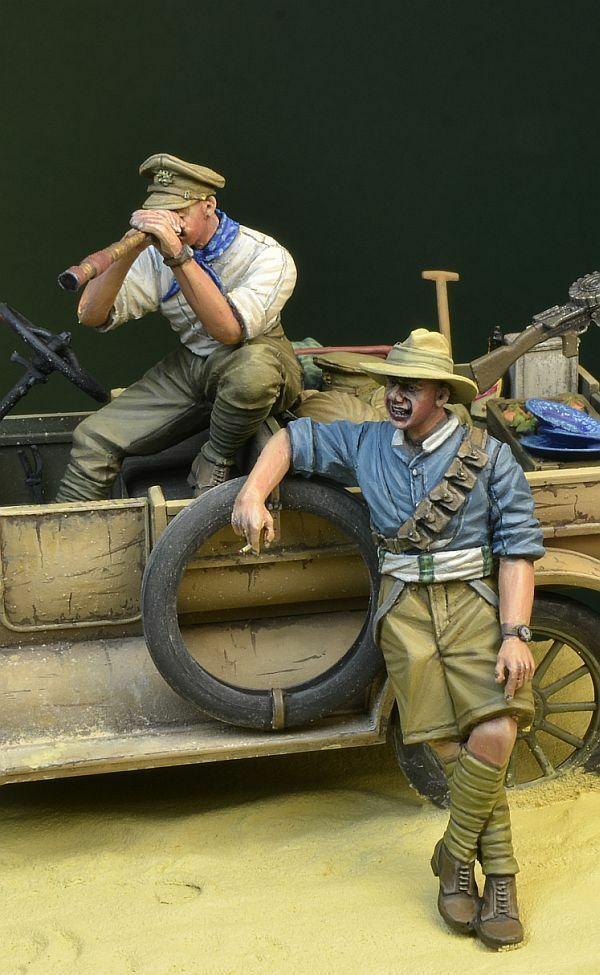 1/35 Scale resin model kit WWI Anzac soldiers