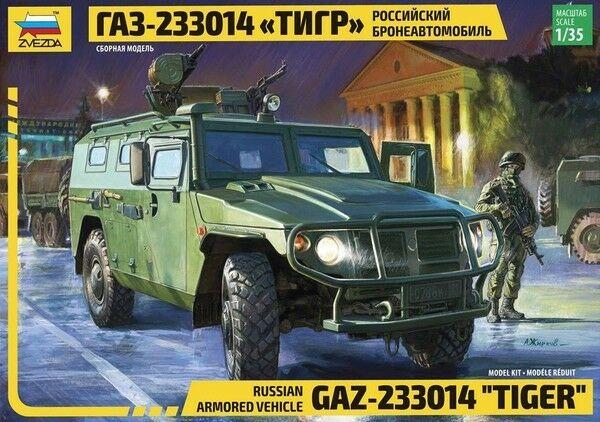 Zvezda 1/35 scale RUSSIAN ARMOURED VEHICLE GAZ TIGER