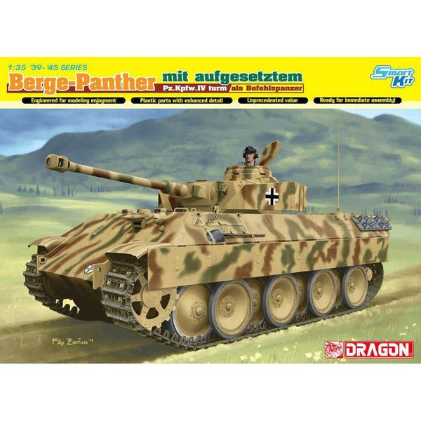 Dragon 1/35 scale BERGEPANTHER MIT AUFGESETZTEM