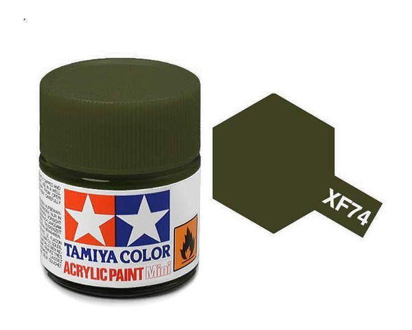 TAMIYA MINI ACRYLIC - ACRYL.MINI XF74 OD (JGSDF)