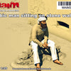 MaiM 1/35 scale 3D printed  Arabic Man sitting on stone wall / 1:35