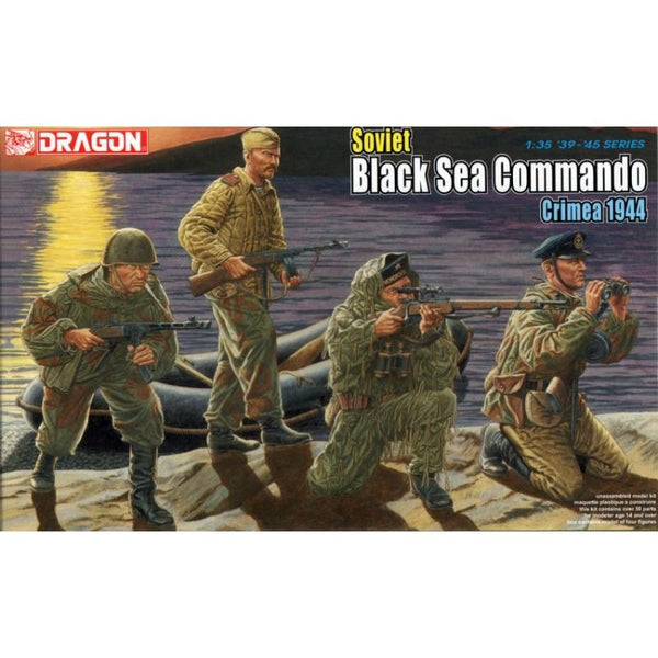 DRAGON 1/35 WW2 Soviet Black Sea Commandos Crimea 1944