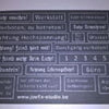 1/35 scale airbrush Stencil: German warning text