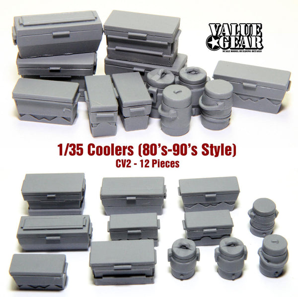 1/35 Scale resin kit  80's-90's Coolers & 5g Water Coolers