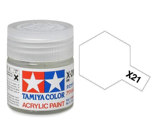 TAMIYA MINI ACRYLIC - ACRYLIC MINI X-21 FLAT BASE