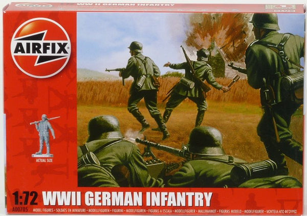 Airfix 1/72 Scale WWII German Infantry, 1:72