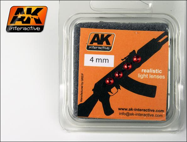 AK INTERACTIVE LIGHT LENSES RED 4mm