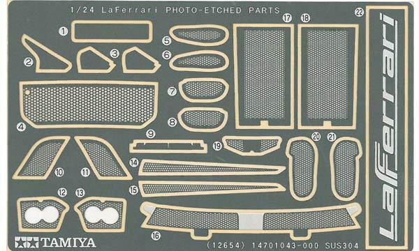 LaFerrari Etching Parts Set