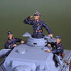 1/35 Scale resin model kit WWII Early war WH panzer crew set (3Fig.s)
